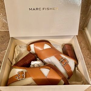 Gently used high heeled sling-back